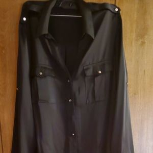 Conscious Edit Satin Portofino Shirt